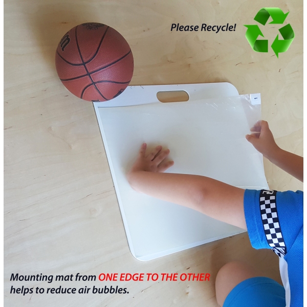 ClearDIY Universal Fit Basketball Sticky Practice Pad Small Refill Total 60 Sheets