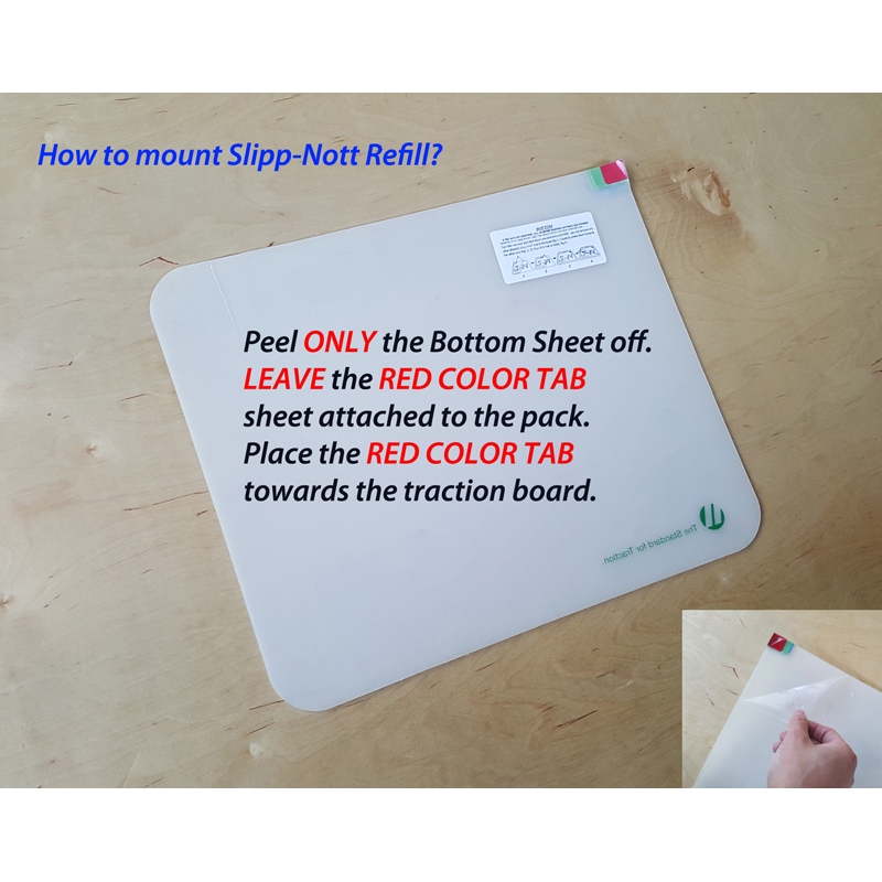 SlippNott Small Sticky Mat Pad Replacement 60 Sheets