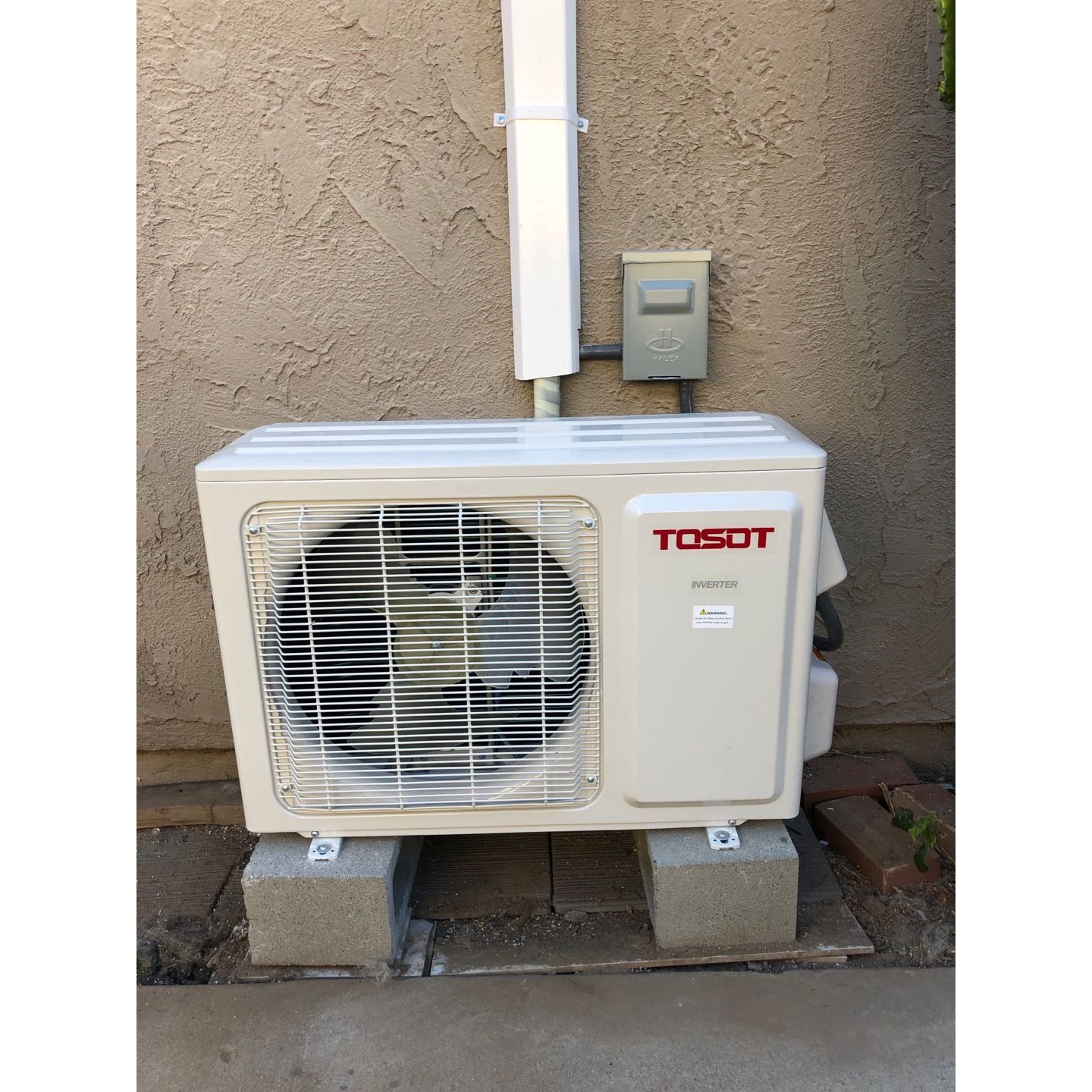 Tosot 18 Seer Wall Mount Ductless Mini Split Air Conditioner Heat Pump 115v By Gree 15 Feet Line Set 2548