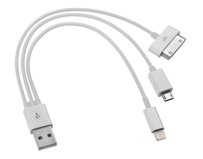 3 in 1 Travel USB Cable
